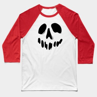 Pumpkin Face Baseball T-Shirt